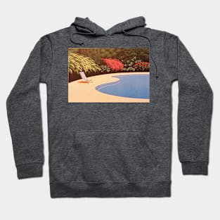 hiroshi nagai - Vaporwave swimming Pool Hoodie